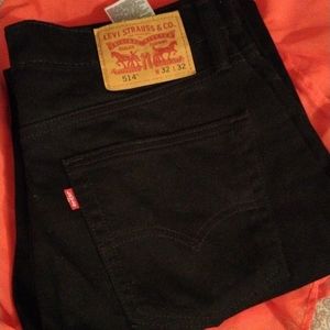 Levi's 514 32×32 black new w/o tags